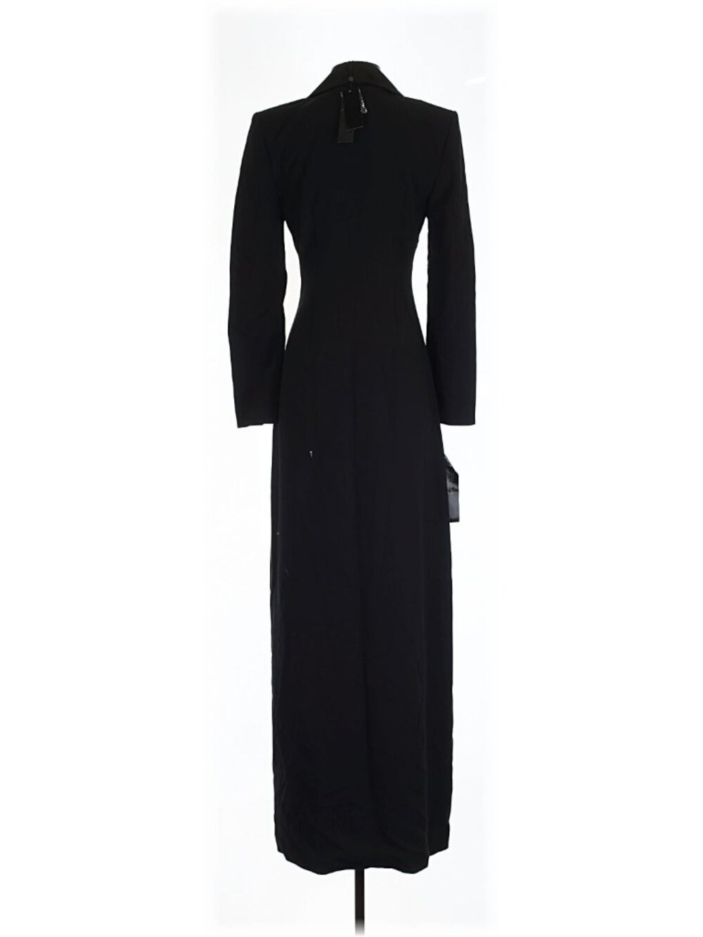 NWT BCBG MaxAzria Luciano Tuxedo Gown in Black Coat Jacket Dress 8 $498 - Picture 9 of 9